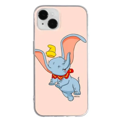 Abbildung von ERT GROUP Handyhülle für Apple iPhone 14 Original und offiziell Lizenziertes Disney Muster Dumbo 015 optimal an die Form des Handy angepasst, hülle aus TPU