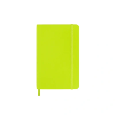 Abbildung von Moleskine Notizbuch Pocket Blanko Weicher Einband Limettengrün