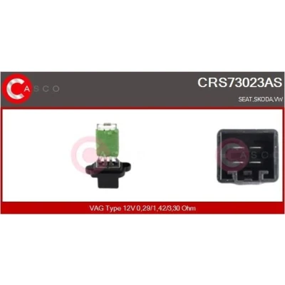 Abbildung von CASCO CRS73023AS Widerstand, Innenraumgebläse VOLKSWAGEN: up! Schrägheck, SKODA: Citigo SEAT: Mii
