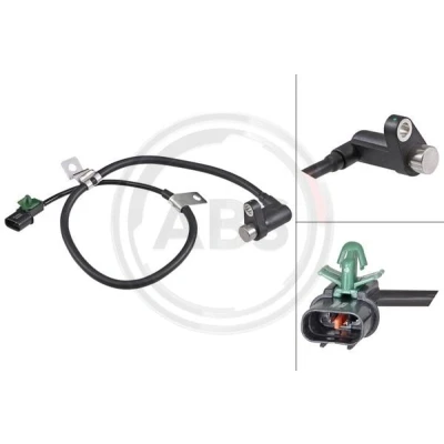 Abbildung von A.B.S. 31906 ABS Sensor passiver 730 schwarz MITSUBISHI: L200 III Pickup
