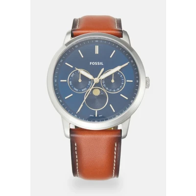 Abbildung von Fossil Neutra Minimalist Uhr, Herren, Größe: One Size, Brown