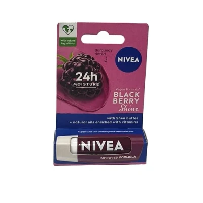 Abbildung von NIVEA Blackberry Shine Pflegende Lippenstift, 4,8g