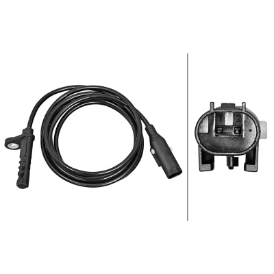 Abbildung von HELLA 6PU 358 217 121 ABS Sensor Hallsensor 2 1620 VOLKSWAGEN: Crafter 30 50 Kastenwagen, 35 Bus, Pritsche/Fahrgestell