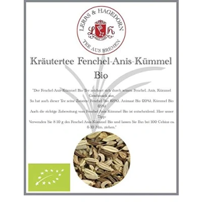 Abbildung von Lerbs &amp; Hagedorn, Kräutertee Fenchel Anis Kümmel Bio Fenchel, Anis, 1kg Ca. (81 Liter) Bio, Anissaat