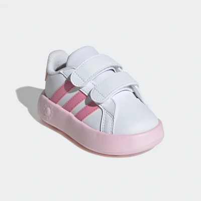 Abbildung von adidas Sportswear Grand Court Sneaker low Cloud white pulse mint beam pink für Kinder, Größe: 24, Schuhe