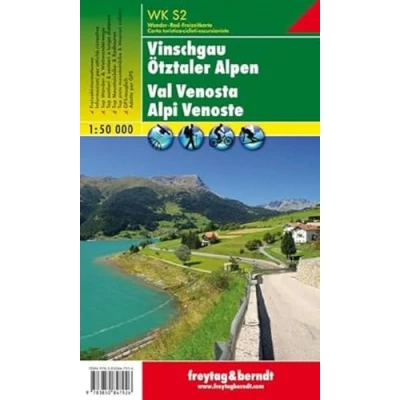 Abbildung von Freytag Berndt Wanderkarten, WK S2, Vinschgau Ötztaler Alpen Maßstab 1:50.000