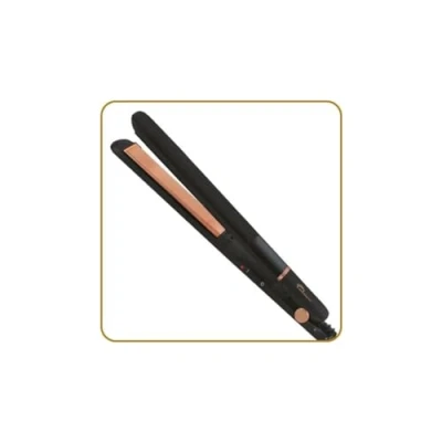 Abbildung von LITTLE BALANCE 8632 Ionic Glatt, Haarglätter, Glätteisen, lange Ausführung, Ionentechnologie mit Keramik /Turmalinplatten, Schwarz