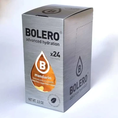 Abbildung von Bolero MANDARIN 24x3g Saftpulver ohne Zucker, gesüßt mit Stevia + Vitamin C geeignet für Kinder, Sportler und Diabetiker glutenfrei veganfreundlich r Mandarinengeschmack