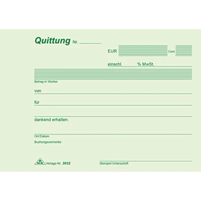 Abbildung von RNK Quittungsblock A6 2x40 Blatt selbstdurchschreibend