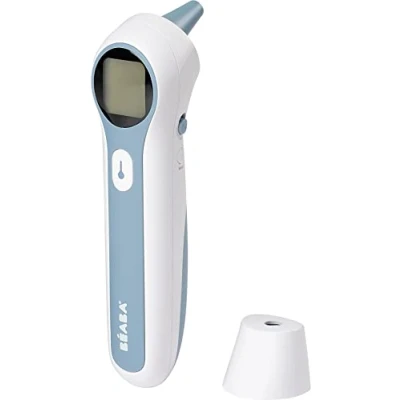 Abbildung von BÉABA Fieberthermometer Kontaktlos Infrarot Thermometer Ohr und Stirnmessung Digital Raumtemperatur Baby, Kinder Erwachsenen Modus Ultraschnelle Multi funktional Thermospeed