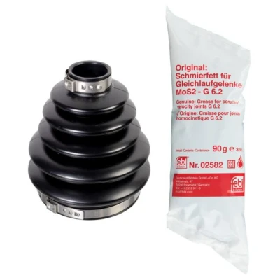 Abbildung von FEBI BILSTEIN 175143 Achsmanschette radseitig, Vorderachse links Thermoplast FORD: Focus 2 Schrägheck, Kombi, C Max, VOLVO: V50, S40 II