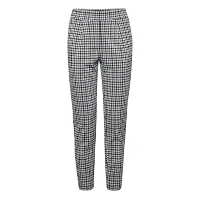 Abbildung von ICHI Ihkate Small Check PA Stoffhose, Damen, Größe: Medium, Cloud dancer