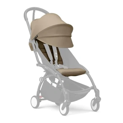 Abbildung von Stokke YOYO 6+ Farbpaket, Toffee Nur Textilien: Sitzpolster, ausziehbares Verdeck &amp; Reißverschlusstasche hinten Erfordert Rahmen (separat erhältlich)