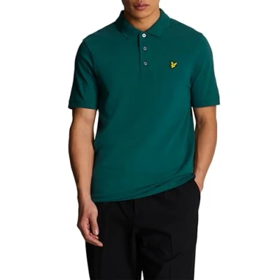 Abbildung von Lyle &amp; Scott Plain Poloshirt, Herren, Größe: Small, Malachite green