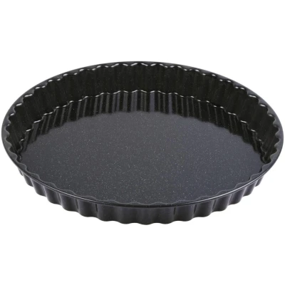 Abbildung von chg Set 270 48 Quiche und Kuchenform &quot;Emaille&quot; ø 28 cm, Höhe 3 cm
