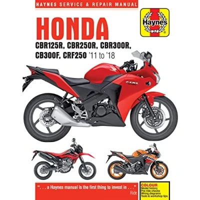 Abbildung von Honda CBR125R, CBR250R, CBR300R, CB300F &amp; CRF250 (11 18) (Haynes Powersport)