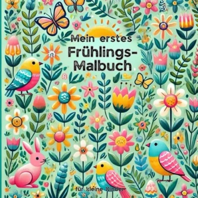 Abbildung von Mein erstes Frühlings Malbuch: 50 einfache Ausmalbilder für Kinder ab 3 Jahren