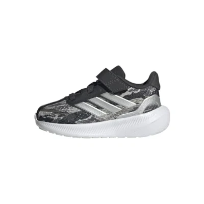 Abbildung von adidas Sportswear Lauflernschuh silver pebble metallic carbon für Kinder, Größe: 19, Schuhe