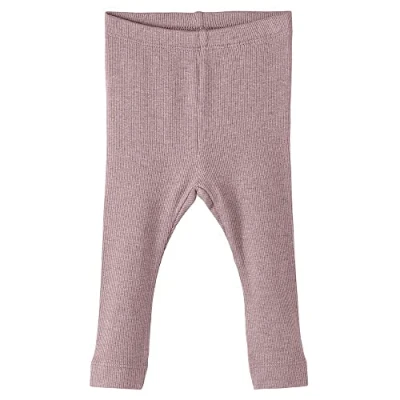 Abbildung von Name it Basic Leggings Hosen für Kinder, Größe: 50, Deauville mauve
