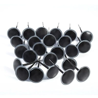 Abbildung von VGEBY Auto Reifen Flicken Kleber, Reifenreparaturset Pilz Nagel Kit Plug Patch (Packung von 24)
