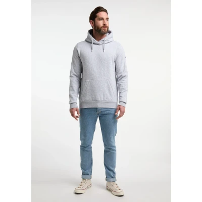 Abbildung von DREIMASTER Maritim Men&#039;s Hoodie M / Hellgrau Melange 60% Baumwolle 40% Polyester