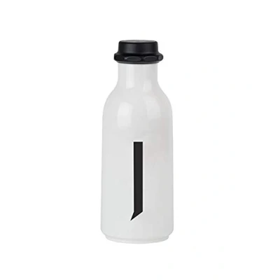 Abbildung von Design Letters Persönliche Trinkflasche Weiß (J) BPA Frei 500 ml Tritan Wasserflasche im Nordisches Auslaufsicher Spülmaschinengeeignet erhältlich von A Z