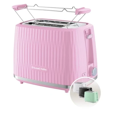Abbildung von RUSSELL HOBBS Toaster Eden 27372 56 Auftauen Aufwärmen Himbeere, 2 Schlitze, für Scheiben, 800 W