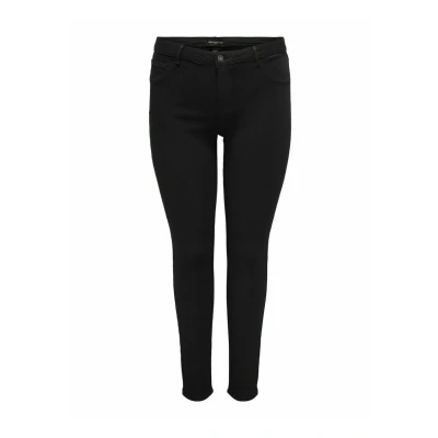 Abbildung von ONLY Carmakoma Carthunder PUSH UP REG SK MBD NP Jeans Slim Fit black, Damen, Größe: 54, Black