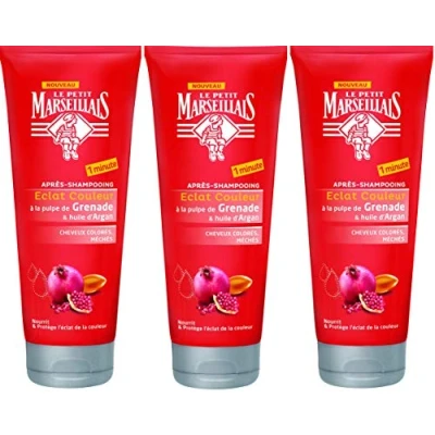 Abbildung von Le Petit Marseillais Conditioner mit Granatapfel und Arganöl, 200 ml, 3 Stück