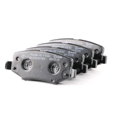 Abbildung von BREMBO P 18 024 Bremsbelagsatz mit akustischer Verschleißwarnung Zubehör JEEP: Cherokee IV, WRANGLER 3, Compass, DODGE: Nitro SUV