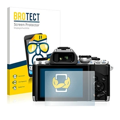 Abbildung von BROTECT (2 Stück Schutzfolie für Olympus OM D E M10 Displayschutz Folie Ultra Klar