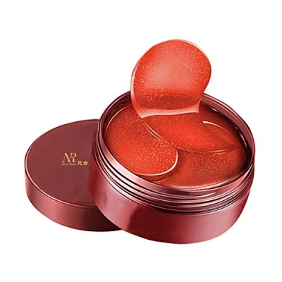 Abbildung von USIRIY 60 Stück Augenpads Collagen Eye pads Kollagen Augenpads, Hydrogel Augenklappen mit Hyaluronsäure und Rotalge Rotalgen Feuchtigkeitsspendend 4ml für augenringe,tränensäcke,Falten,dunkle Kreise