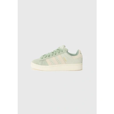 Abbildung von adidas Originals Campus 00S Unisex Sneaker low, Größe: 38, Silver green/off white/linen green Veloursleder