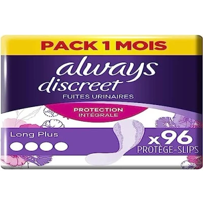 Abbildung von 96 St. always Discreet Inkontinenz Slipeinlage Long Plus 24er Pack x 4