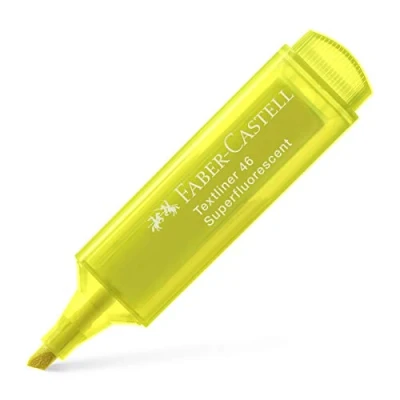Abbildung von 10 x Faber Castell Textmarker Textliner 1546 nachfüllbar gelb