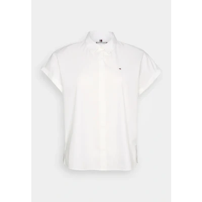 Abbildung von Tommy Hilfiger Curve Kurzarmbluse &quot;CRV POPLIN SLEEVELESS RLXD SHIRT&quot;