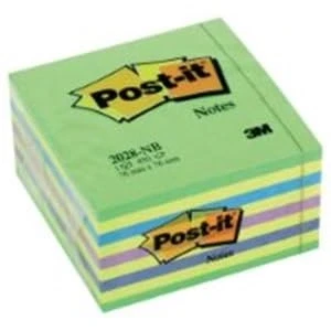 Abbildung von Post It 2028 NB, Blau, Grün, Violett, Gelb, 76 mm, 1 Stück(e), 450 Blätter