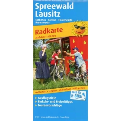 Abbildung von Spreewald Lausitz: Radkarte mit Ausflugszielen, Einkehr &amp; Freizeittipps, wetterfest, reissfest, abwischbar, GPS genau. 1:100000 (Radkarte: RK)