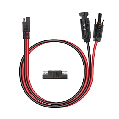 Abbildung von CERRXIAN 10AWG SAE auf Stecker &amp; Buchse Adapter Kabel mit für Wohnmobil Panel Solar 50cm / 1.6ft