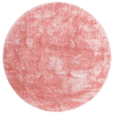 Abbildung von Home affaire Hochflor Teppich &quot;Malin&quot;, rund, Uni Farben, leicht glänzend, besonders flauschig durch Mikrofaser