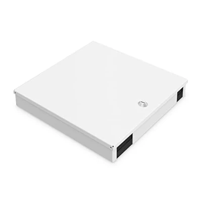 Abbildung von DIGITUS DN 96800M 2 LWL Spleißbox 48 Fasern IP20 Schutzklasse Wandmontage Glasfaser Unibox Grau