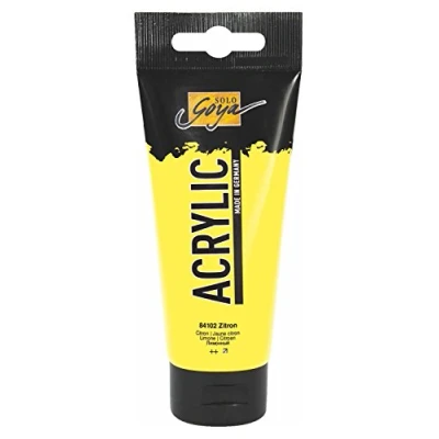 Abbildung von Kreul Solo Goya Acrylfarbe 100 ml Lemon Yellow