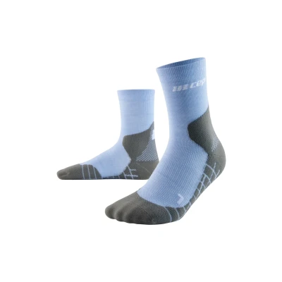 Abbildung von CEP Compression Hiking MID CUT Socken, Herren, Größe: 45 47, Light blue