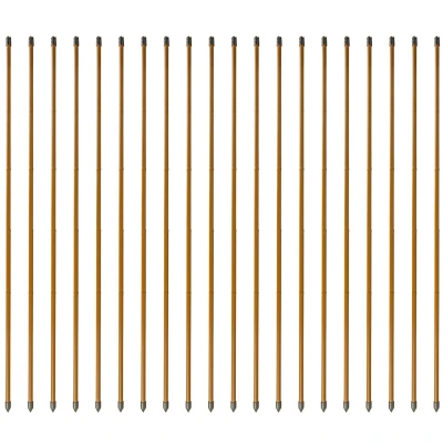 Abbildung von Windhager Rankhilfe, (Set, 20 St.), Stahlpflanzstäbe in Bambusoptik, H: 90 cm