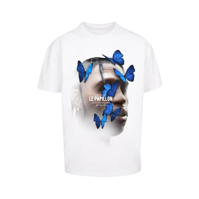 Abbildung von Upscale by Mister Tee LE Papillon Oversize Tshirt print, Größe: XS, White