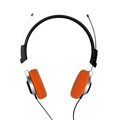 Abbildung von Gioteck TX20 Kopfhörer, Vintage, 3,5 mm Klinkenstecker, PS4, Xbox One und PC (orange)