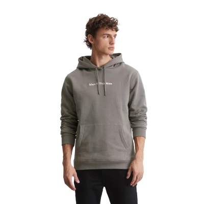 Abbildung von Marc O&#039;Polo Denim Hoodie LOGO Sweatshirt, Herren, Größe: Small, Flint stone