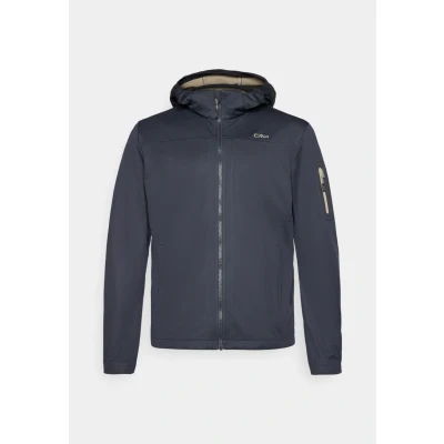 Abbildung von CMP MAN Jacket ZIP HOOD Softshelljacke, Herren, Größe: 50, Antracite/sage