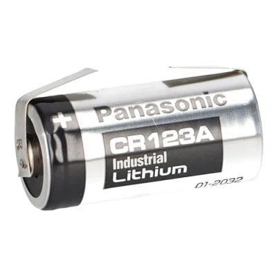 Abbildung von Fotobatterie CR123A Lithium 3V 1400mAh U Lötfahne