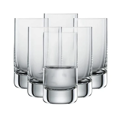 Abbildung von SCHOTT ZWIESEL Schnapsglas Simple (6er Set), geradliniger Shotbecher für Schnaps, spülmaschinenfeste Tritan Kristallgläser, Made in Germany (Art. Nr. 123662)